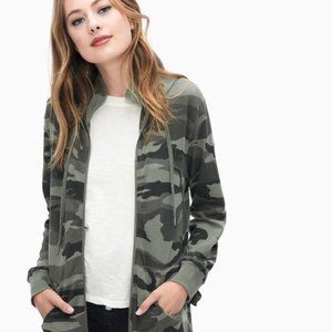 Splendid Camo French Terry Long Hoodie Size Medium New With Tags!